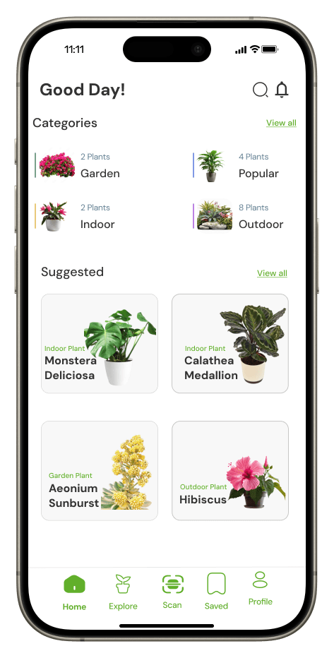 PlantPal app screenshot
